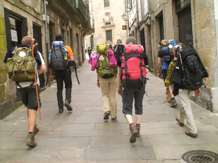 Einlaufen in Santiago.