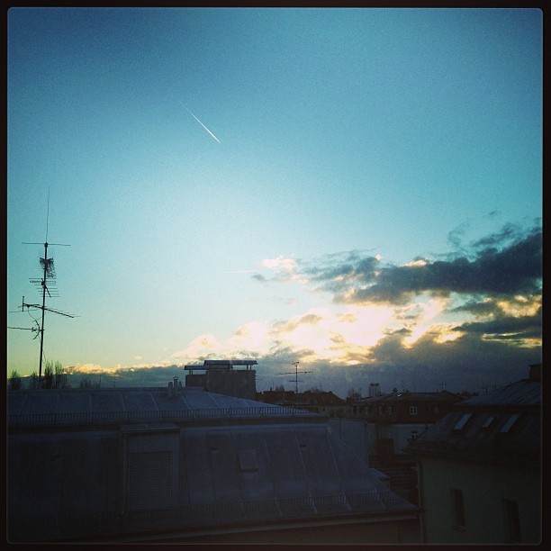 #goodmorning ! Und was erwartet uns heute? #munich #münchen #sunrise #sky