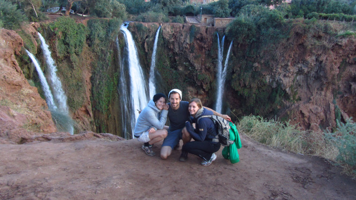 Wandern an den Wasserfällen
