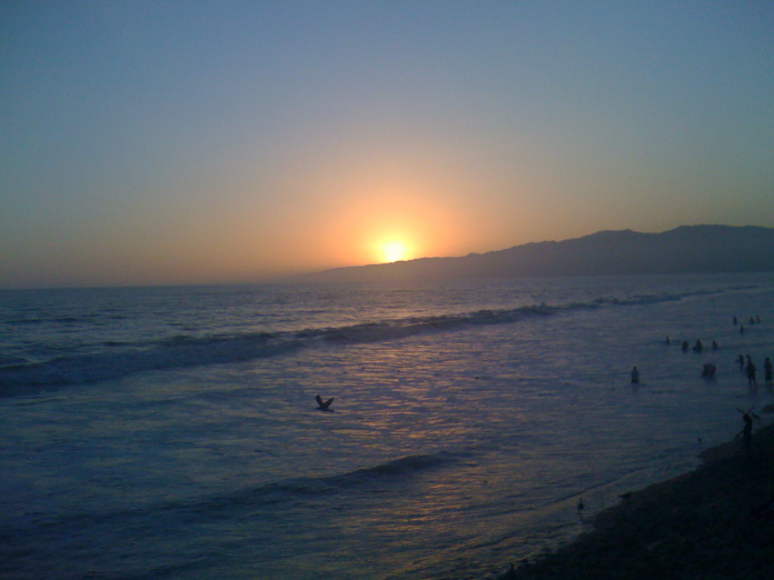 Sonnenuntergang Santa Monica Beach