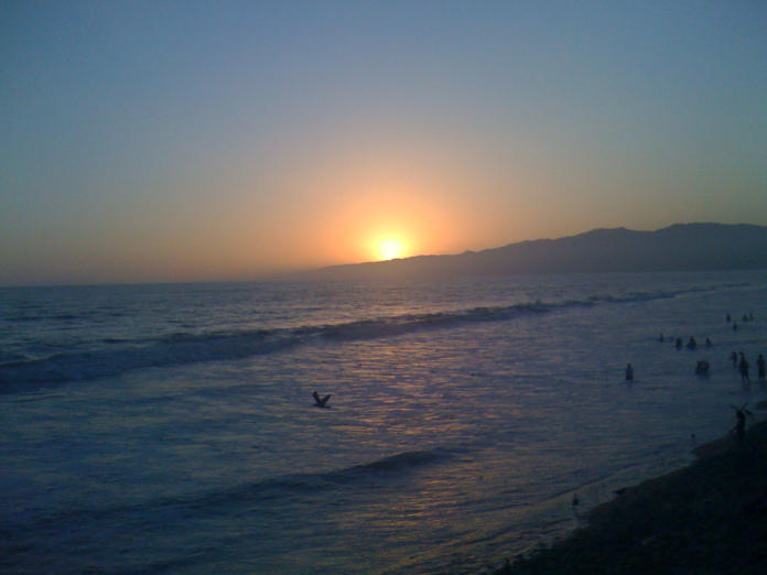 Sonnenuntergang Santa Monica Beach